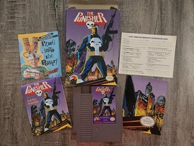 The Punisher NES Nintendo Complete In Box CIB Game Manual Box Poster Reg. Card