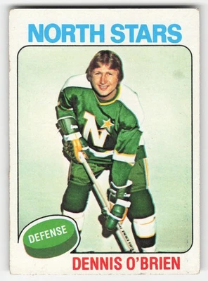 Dennis O'Brien 1975-76 Topps #53 Minnesota North Stars GD-VG - Image 1 of 2