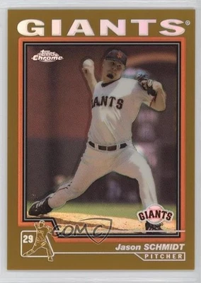 2004 Topps Chrome Gold Refractor Jason Schmidt #447 - Image 1 of 2