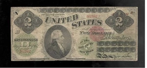 United States, 1862, $2 Dollars Legal Tender, Fr.41a, Fine! - Picture 1 of 2