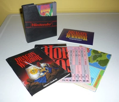 Dragon Warrior - Nintendo NES - Authentic Complete (w/o box) - Image 1 of 4