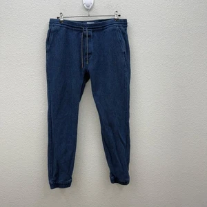 Pantalón Jogger Taylor Stitch Après Azul Algodón Orgánico Cordón Elástico Hombres Grande - Imagen 1 de 10