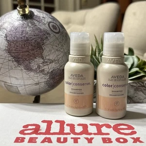 2 x Aveda Color Conserve shampooing 1.7oz/50ml Each Travel N1 - Picture 1 of 4