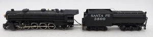 IHC M630 HO Scale Mountain 4-8-2 Santa Fe Locomotive #3800 - Picture 1 of 4