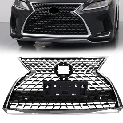 Front Chrome Grille For 2020-2022 Lexus RX350 RX350L RX450h RX450hL F-SPORT - Image 1 of 4