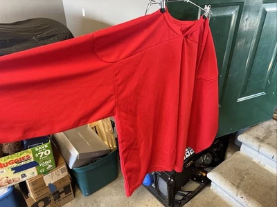 Camiseta de práctica XXL roja de hockey sobre hielo usada  Foto 1 de 3