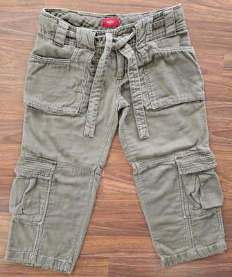 Y2K Mossimo Cargo Bermuda Shorts 1 Brown 100% Cotton Low-Rise - Image 1 of 4