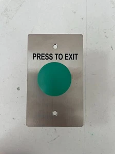 Mushroom head Button Green Request press to exit door release NO NC push - Picture 1 of 3