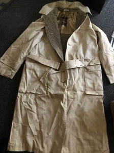 Vintage Europe Craft Coat Belted Jacket Camel Color Size 40R - Picture 1 of 4
