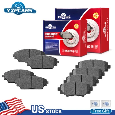 Front & Rear Ceramic Brake Pads for 2014 2015-2018 Mazda 3 Sport Built in Japan - Image 1 of 4