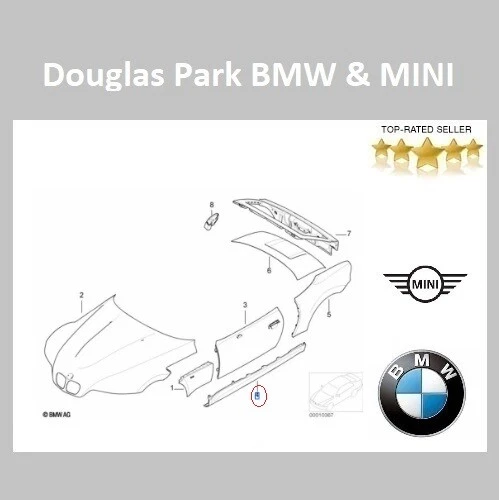BMW Genuine Pair Of Sill Panel Thin (With Rear Thin Side Panel) Z3. 649 / 650 - Image 1 of 1