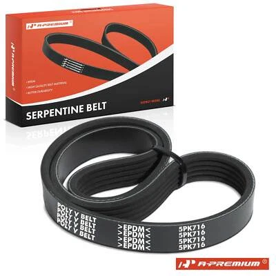 Cinturón serpentino A-Premium 28,16" para Ford Escort 1981-1982 EXP Mercury LN7 Lynx Foto 1 de 4