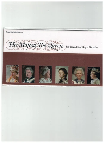 Her Majesty Queen Elizabeth II: Six Decades of Royal Portraits-2013-MNH Cover