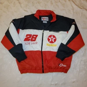 Vintage Chase Authentics XL Nascar #28 Ricky Rudd Red White & Black Jacket - Picture 1 of 9