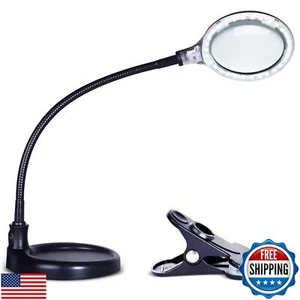 Brightech LightView Pro Flex 2 in 1 Magnifying Desk Lamp, 1.75x Light Magnifi - Picture 1 of 5