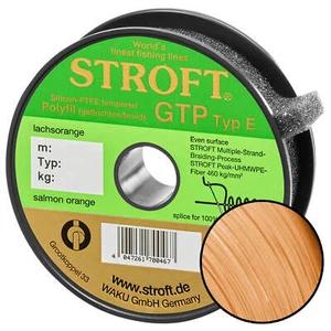 Stroft Fil GTP Type E Tressé Saumon Orange 200M Fil De Pêche - Photo 1/1