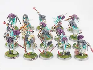 GW WARHAMMER AOS NIGHTHAUNT CHAINRASPS X 20. PAINTED. GREEN 445 - Picture 1 of 7
