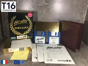 Atari ST STE STF Mega ST & STE - Coffret Sim City & Populous par Infogrammes - Foto 1 di 1