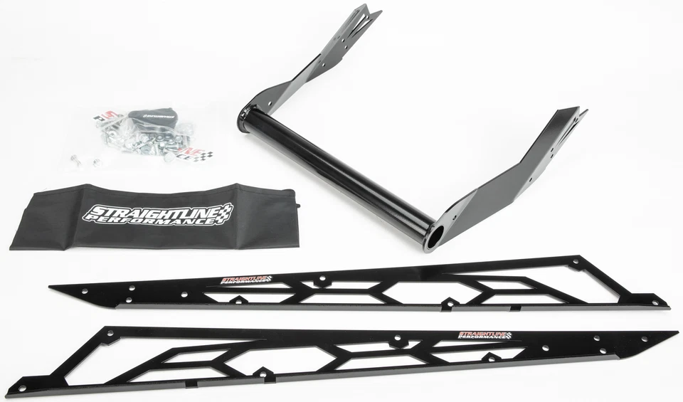 Parachoques trasero Straightline 155" resistente Hide 'N' Go - negro 182-114 Foto 1 de 1