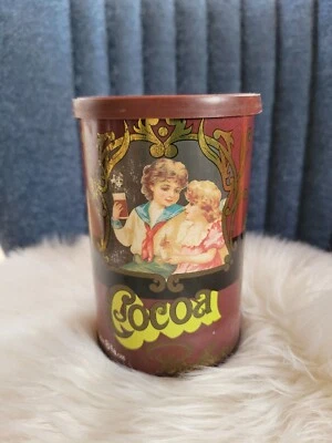 ANCIENNE BOITE PUBLICITAIRE CHOCOLAT POULAIN BOISSON LACTÉE  - Photo 1/4