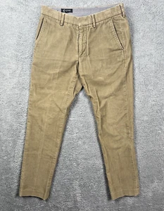 J.Crew Urban Size 30 x 32 Slim Corduroy Pants Khaki All Cotton Preppy - Picture 1 of 6