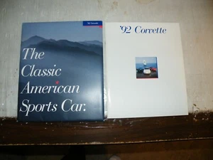 GEBRAUCHT 1992 CORVETTE HÄNDLERBUCH VERKAUFSPROSPEKT KATALOG BUCH Promo  - Bild 1 von 9