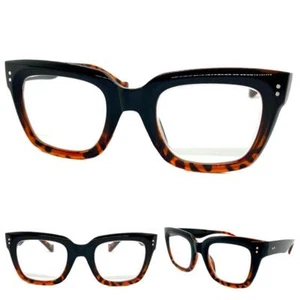 Klassische elegante Vintage Retro LESBRILLE Leser schwarz & Schildkrötenrahmen - Bild 1 von 6