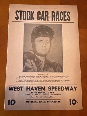 Midget Auto Race Program 1949, West Haven Speedway Connecticut Foto 1 de 4