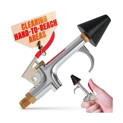 VIKROM Air Nozzle Blow Gun for Compressor - Stainless Steel Air Gun Blower with Pres...