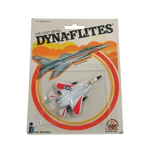 Vintage F-15 Eagle Fighter Jet Diecast Replica by Dyna-Flites NOS Package Wear - Picture 1 of 8