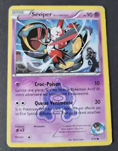 Carte Pokémon N°9/34 Séviper De La Team Aqua - XY Double Danger - VF - Imagen 1 de 2