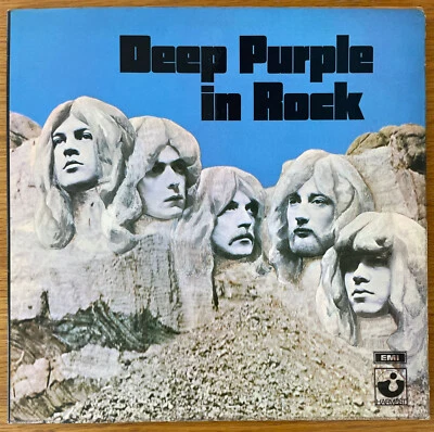 DEEP PURPLE - IN ROCK Harvest 1973 UK Press LP VG+ - Image 1 of 4