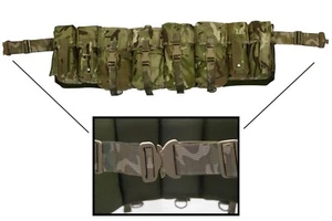 Cinturón con correas aerotransportadas de las Fuerzas Especiales Marauder con hebilla Cobra - 4 bolsillos - MTP - Imagen 1 de 11