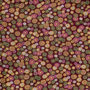 "Bufanda occidental de seda con flores rojas Wyoming Traders trapo salvaje calico - 34,5" - Imagen 1 de 2