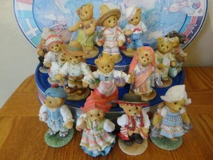 Lote de 14 peluches apreciados países al otro lado del mar EE. UU. INGLATERRA TAHITÍ HOLANDA - Imagen 1 de 18