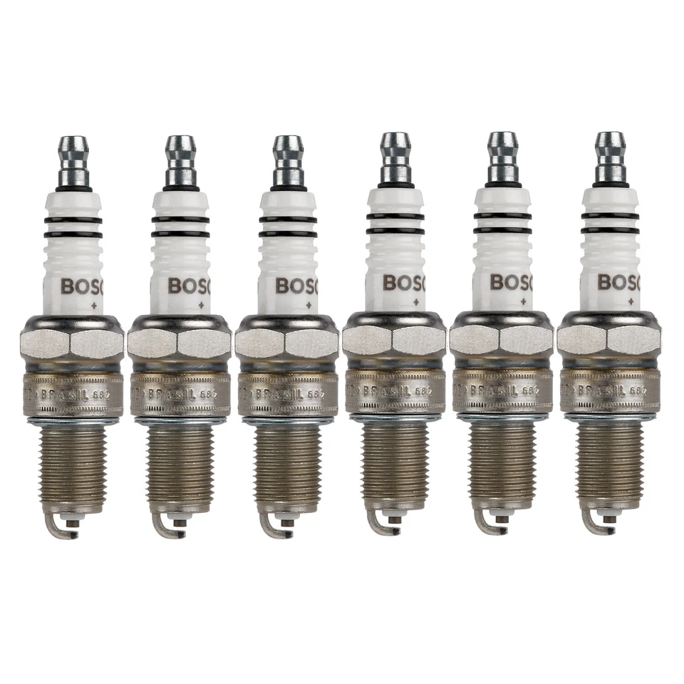 Juego de bujías de níquel Bosch (6 piezas) para Maserati 430i Spyder 2.8 V6 1990-1991 Foto 1 de 1