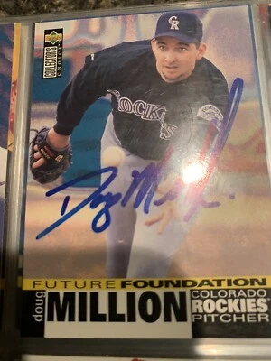 Doug Million 1995 Autographed Upper Deck Collector’s Choice #38 - Image 1 of 4