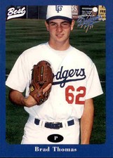 1996 Great Falls Dodgers Best #27 Brad Thomas Sydney Australia Baseball Card