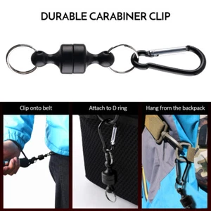 Fishing  Tool Release Holder Fly Fishing Retractor Net Release Clip E0T6 - Picture 1 of 9