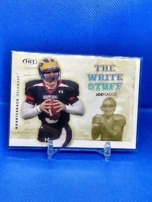 Sage Hit #WS6 2008 Joe Flacco Write Stuff novato radiocontrol Foto 1 de 2