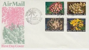 PNG - Coral Definitives (Series I) (PO FDC) 1982  - Bild 1 von 1