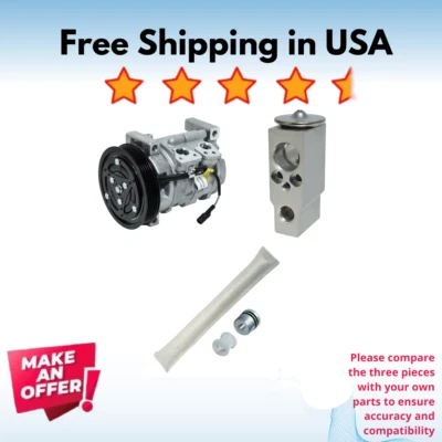 Kit compressor ajuste AC Chevrolet Tracker 1998-2003 - Imagem 1 de 4