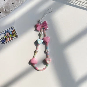 Crystal Bow Mobile Phone Lanyard Mobile Phone Case Lanyard Key Chain Pendant - Zdjęcie 1 z 20