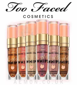 Too Faced Crystal Whips Ombretto Liquido Scintillante - Collezione Pesche e Crema - Foto 1 di 7
