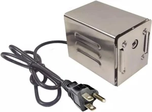 Stainless Steel Electric Grill BBQ Spit Rotisserie Motor 15W 90LB for Goat Pig - Picture 1 of 6