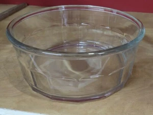 CLEAR GLASS USA MADE SALAD, FRUIT, DESSERT BOWL - Picture 1 of 6
