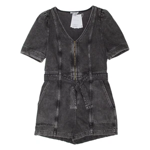 & OTHER STORIES Los Angeles Atelier Damen Playsuit Schwarz Straight Denim S - Bild 1 von 6
