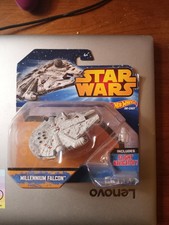2014 Hot Wheels Star Wars Starship Millennium Falcon Die Cast nib Free Shipping