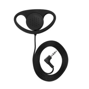 3.5mm Wired Ear Hook Single Earpiece Headset Earphone Headphones Listen Only - Picture 1 of 16