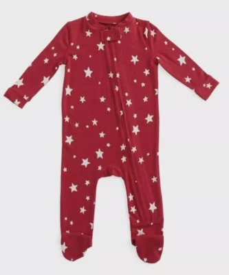 NUEVO Pijama Pottery Barn sin pies para guardería Zippy sedoso modal cielos estrellados 6-9 meses Foto 1 de 4